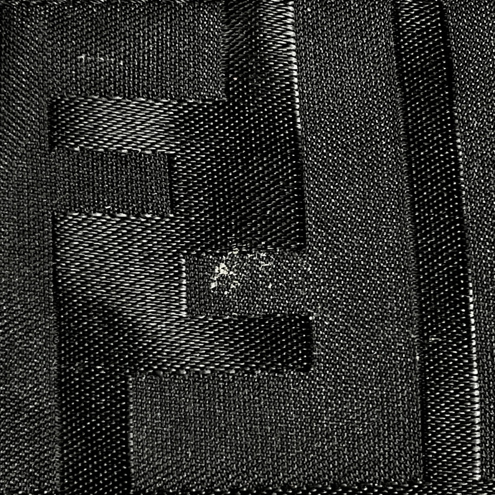 Fendi logo tote all over black Zucca handbag bag